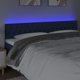 vidaXL vidaXL Κεφαλάρι κρεβατιού με LED, μπλε, 180x7x78/88 cm, ύφασμα