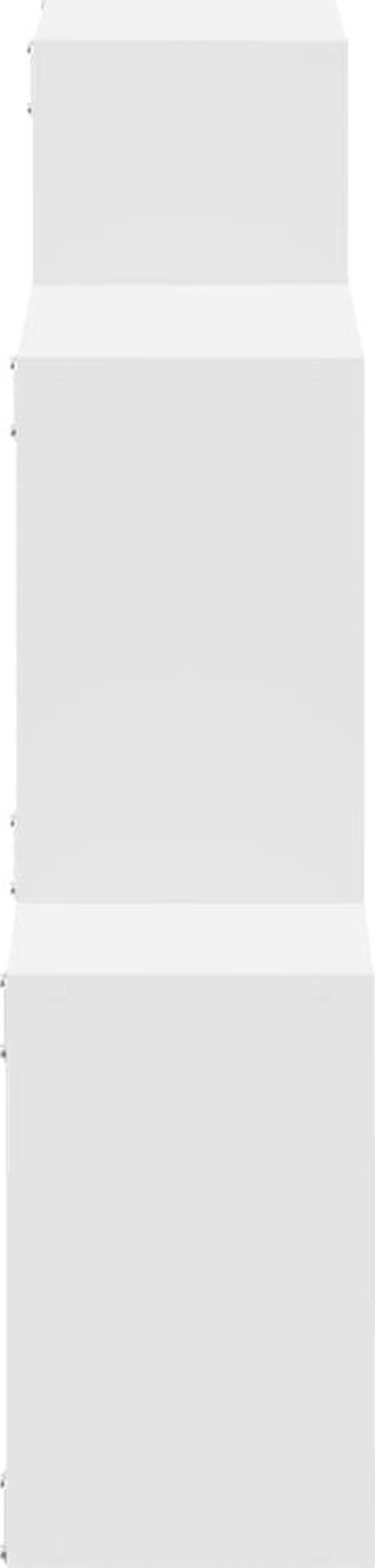 vidaXL Ράφι Τοίχου 78x18x71 cm, Λευκό, Ξυλοπολυμερές Υλικό
