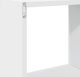 vidaXL Ράφι Τοίχου 78x18x71 cm, Λευκό, Ξυλοπολυμερές Υλικό
