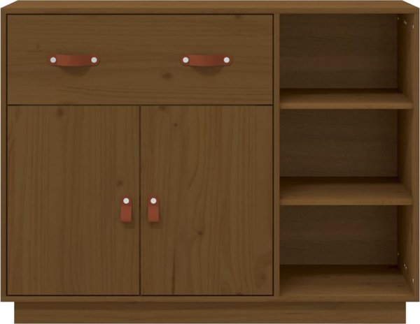 vidaXL Ντουλάπι, μέλια καφέ, 98,5x40x75 εκ., από μασίφ πεύκο