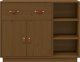 vidaXL Ντουλάπι, μέλια καφέ, 98,5x40x75 εκ., από μασίφ πεύκο