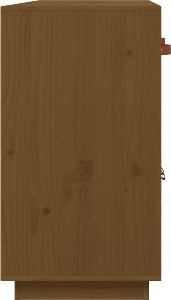 vidaXL Ντουλάπι, μέλια καφέ, 98,5x40x75 εκ., από μασίφ πεύκο