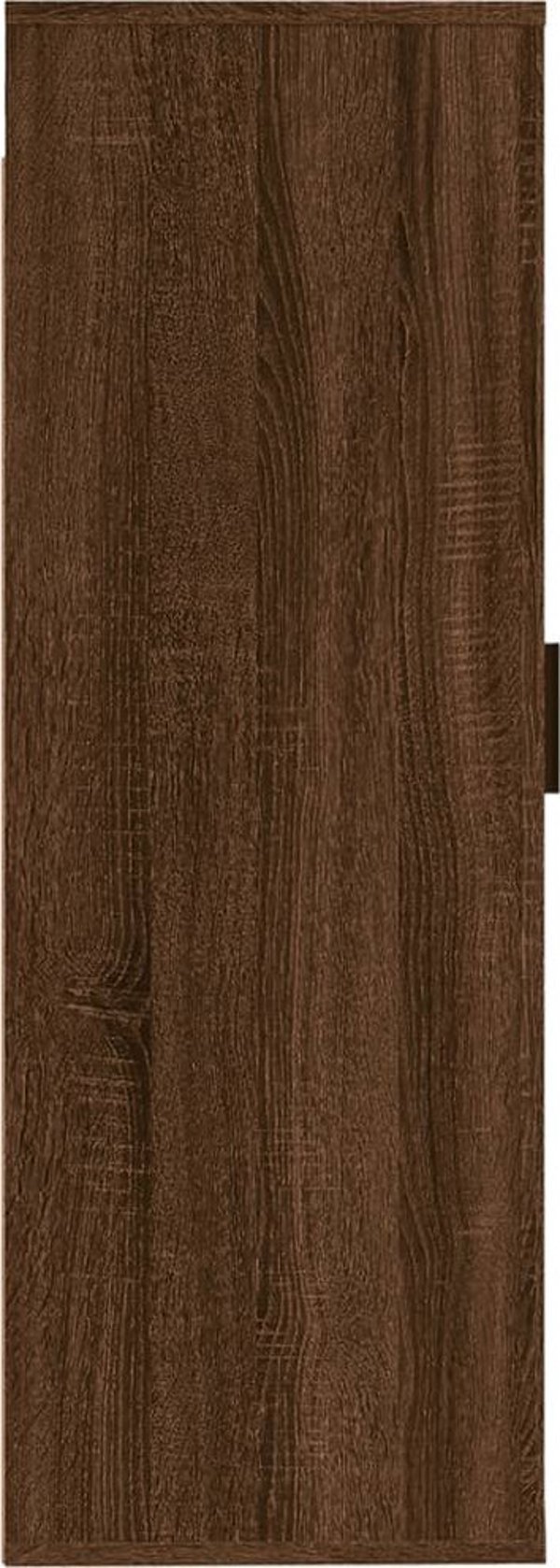 vidaXL Κρεμαστή τηλεοπτική κονσόλα, καφέ δρυς, 40x34,5x100 cm