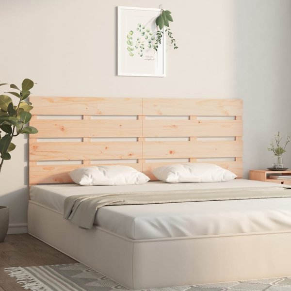 vidaXL Κεφαλάρι κρεβατιού 140x3x80 cm συμπαγές ξύλο πεύκου