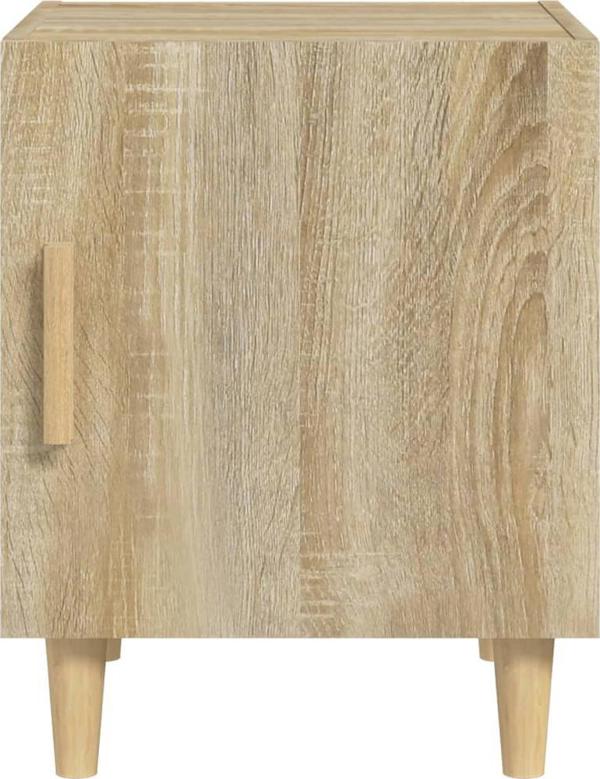 vidaXL Szafki nocne, 2 szt., dab sonoma, material drewnopochodny