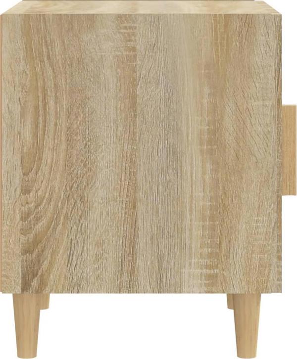 vidaXL Szafki nocne, 2 szt., dab sonoma, material drewnopochodny