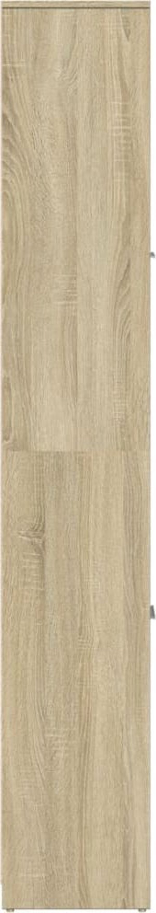 vidaXL Ντουλάπι μπάνιου, δρυς σόνoμα, 30x30x183,5 εκ, μοριοσανίδα