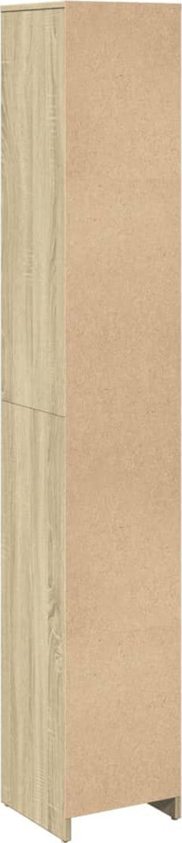 vidaXL Ντουλάπι μπάνιου, δρυς σόνoμα, 30x30x183,5 εκ, μοριοσανίδα