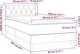 vidaXL Κρεβάτι τύπου continental με στρώμα 80x200 cm, ανοιχτό γκρι, βελούδο