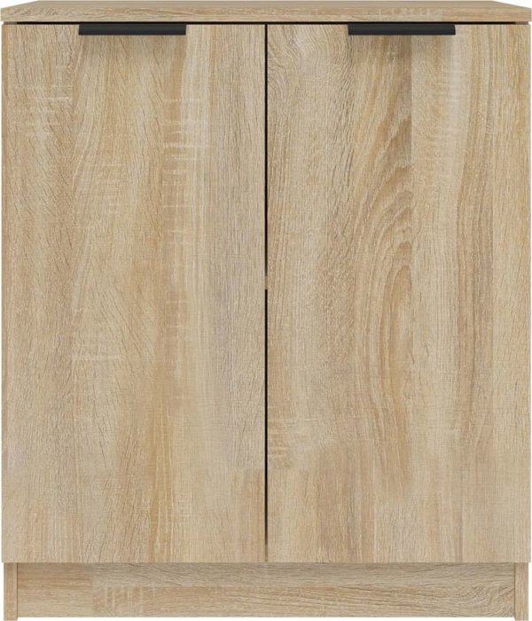 vidaXL Σετ 2 Κομοδίνα, δρυς sonoma, 60x30x70 cm, ξυλοπολυμερές υλικό