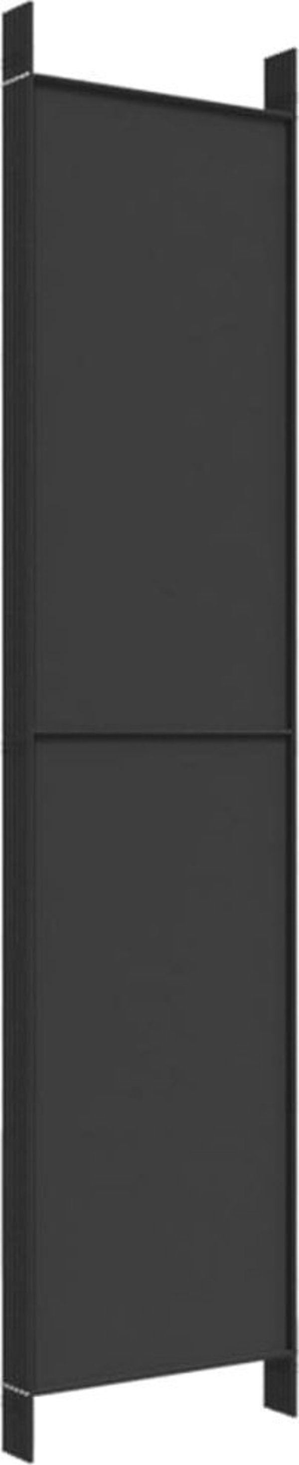 vidaXL vidaXL Parawan 6-panelowy, czarny, 300x220 cm, tkanina