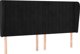 vidaXL Κεφαλάρι uszak, μαύρο, 183x23x118/128 εκ., βελούδο