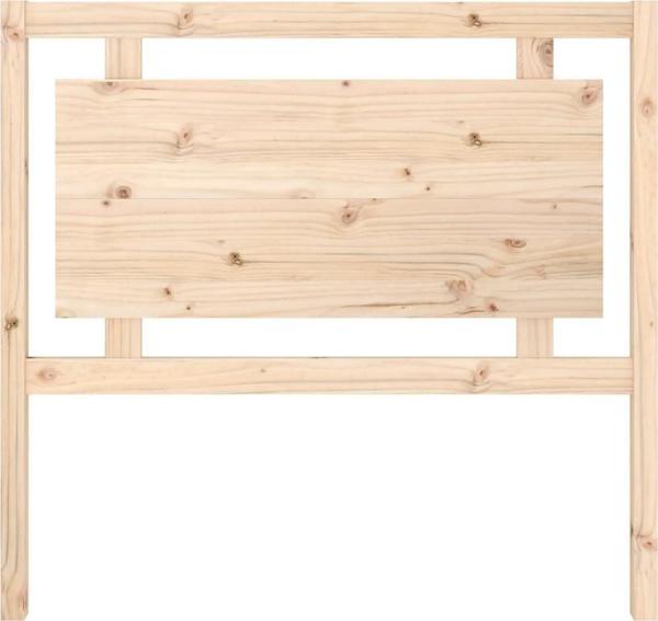 Προσκεφαλο κρεβατιού vidaXL 105,5x4x100 cm από μασίφ ξύλο πεύκου