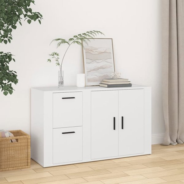 vidaXL Szafka Λευκή 100x33x59,5 cm από Ξύλινο Υλικό