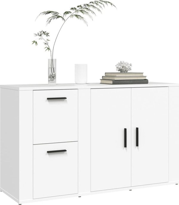 vidaXL Szafka Λευκή 100x33x59,5 cm από Ξύλινο Υλικό