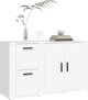 vidaXL Szafka Λευκή 100x33x59,5 cm από Ξύλινο Υλικό