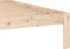 VidaXL Rama lozka lite drewno sosnowe 160 x 200 cm