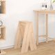 vidaXL Stolki, 2 szt., 40x40x75 cm, lite drewno sosnowe