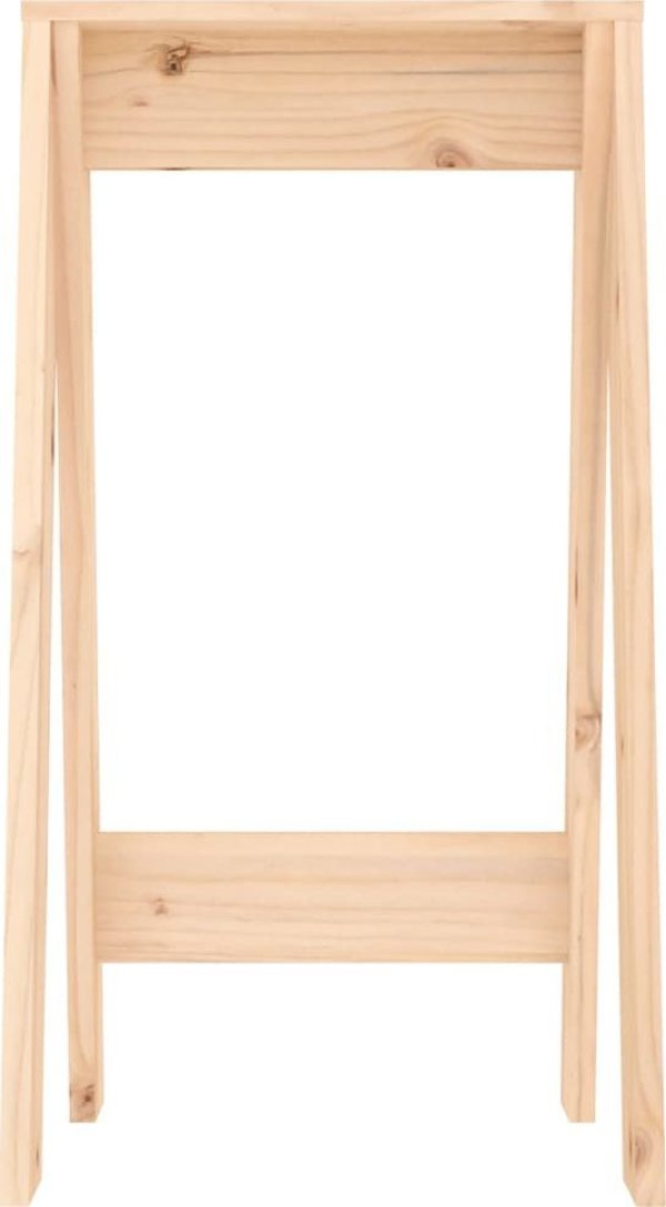vidaXL Stolki, 2 szt., 40x40x75 cm, lite drewno sosnowe