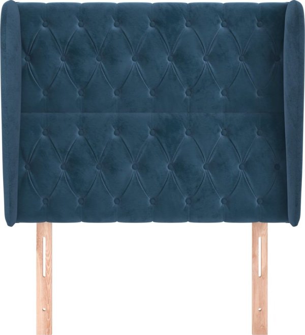 vidaXL Zaglowek uszak, tsimnonemvriski, 103x23x118/128 cm, aksamit
