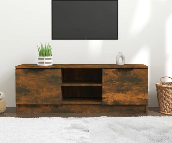 vidaXL Τηλεοπτική κονσόλα, καπνιστό δρυς, 102x35x36,5 cm