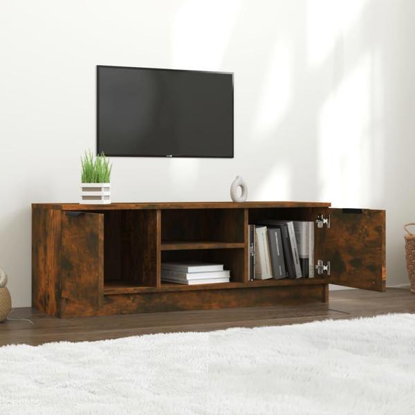 vidaXL Τηλεοπτική κονσόλα, καπνιστό δρυς, 102x35x36,5 cm