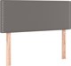 vidaXL κεφαλάρι για κρεβάτι γκρι 100x5x78/88 cm τεχνητό δέρμα