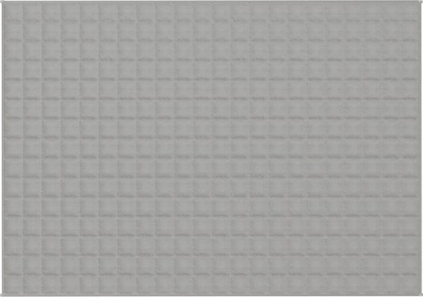 vidaXL Βαριά κουβέρτα, γκρι, 155x220 cm, 11 kg, ύφασμα