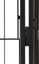 vidaXL vidaXL Kojec dla psa, 32 paneli, czarny, 50x100 cm, stal