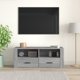 vidaXL Szafka pod telewizor, szary dab sonoma, 100x35x40 cm