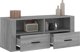 vidaXL Szafka pod telewizor, szary dab sonoma, 100x35x40 cm