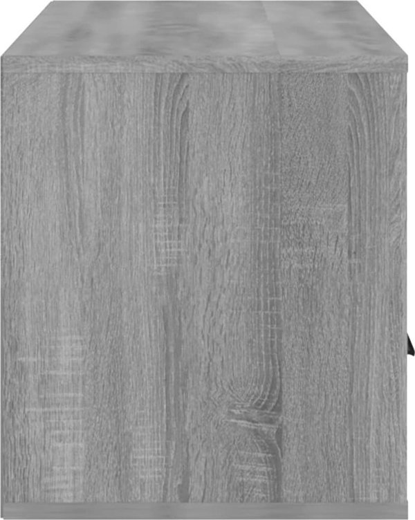 vidaXL Szafka pod telewizor, szary dab sonoma, 100x35x40 cm