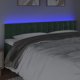 vidaXL Κεφαλάρι Κρεβατιού με LED, Σκούρο Πράσινο, 160x5x78/88 cm, Βελούδο