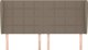 Προσκέφαλος uszak vidaXL, taupe, 203x23x118/128 cm, ύφασμα