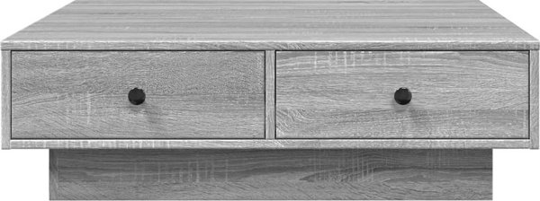 vidaXL Τραπεζάκι καφέ, γκρι δρυς σονόμα, 90x90x28 εκ.