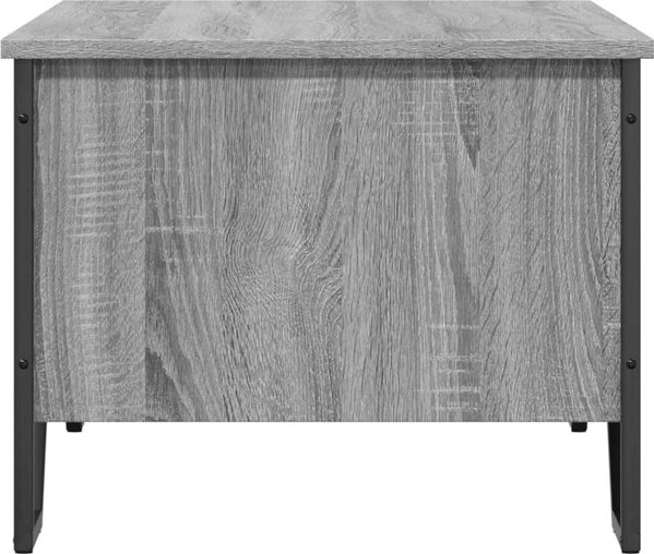 vidaXL Τραπεζάκι Καφετέριας Sonoma Γκρι Δρυς 100x51x40 εκ.