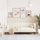 vidaXL Καναπές Chesterfield με κυλίνδρους, τριθέσιος, κρεμ, βελούδο