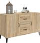 vidaXL Komoda, δρυς Sonoma, 100x36x60 cm, με MDF