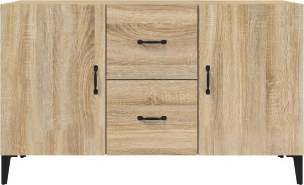 vidaXL Komoda, δρυς Sonoma, 100x36x60 cm, με MDF