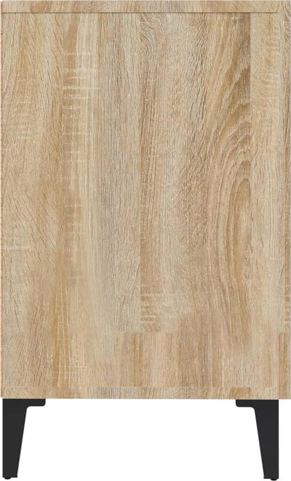 vidaXL Komoda, δρυς Sonoma, 100x36x60 cm, με MDF