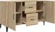 vidaXL Komoda, δρυς Sonoma, 100x36x60 cm, με MDF