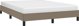 vidaXL Κορμός Κρεβατιού σε Χρώμα Taupe, 140x190 εκ., Υφασμάτινη Επένδυση