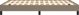 vidaXL Κορμός Κρεβατιού σε Χρώμα Taupe, 140x190 εκ., Υφασμάτινη Επένδυση