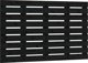 vidaXL Κεφαλάρι κρεβατιού, μαύρο, 96x3x63 εκ., μασίφ πεύκο