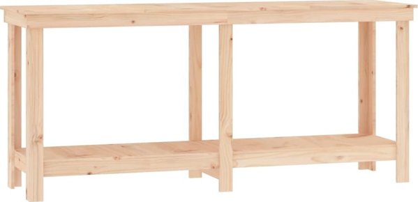vidaXL Πάγκος εργασίας 180x50x80 εκ., μασίφ ξύλο πεύκου