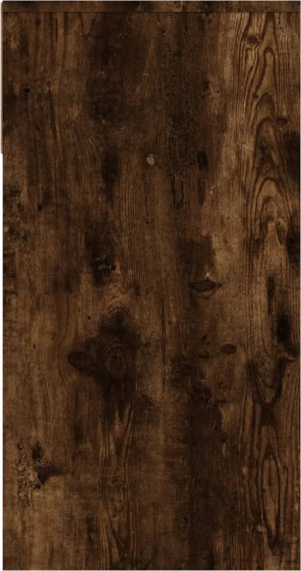 vidaXL Κονσόλα, καπνισμένο δρυς, 100x39x75 cm
