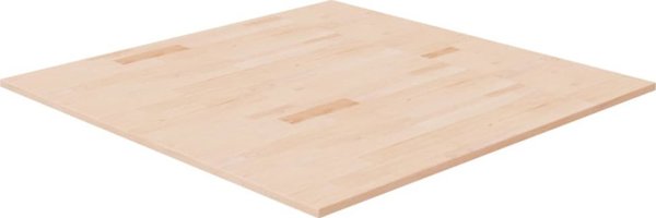 vidaXL Τετράγωνη επιφάνεια τραπεζιού, 90x90x1,5 cm, ακατέργαστο δρυς ξύλο