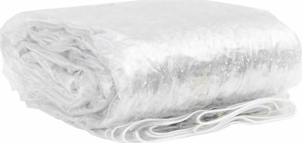 vidaXL Διαφανές Μουσαμάς PVC με Κρίκους 6x12 m