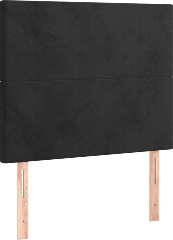 vidaXL Zaglowek do lozka z LED, mavro, 90x5x118/128 cm, aksamit