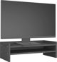 vidaXL vidaXL Podstawka na monitor, szara, 50x24x16 cm, lite drewno sosnowe
